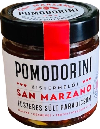 Pomodorini San Marzano
Fűszeres sült paradicsom 150g