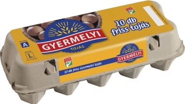 Gyermelyi tojás 10-es L papír (200-as)