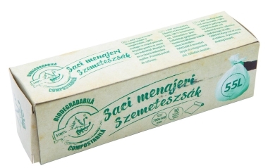 Szemeteszsák 55 L lebomló