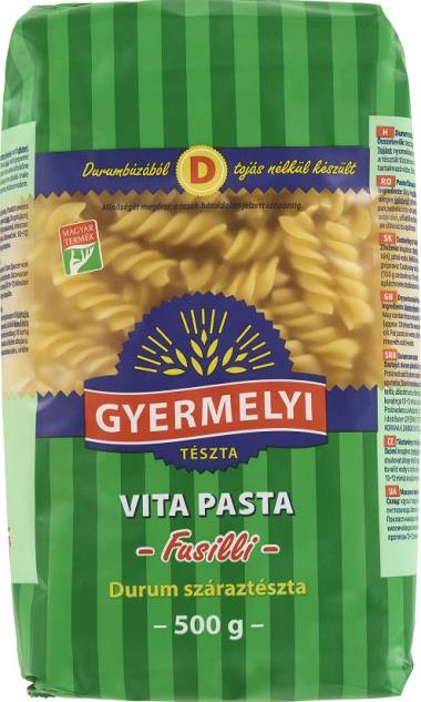 Gyermelyi Vita Pasta Fusilli (orsó) 500 g