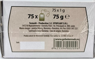 Góbé Májvédő tea 75 G