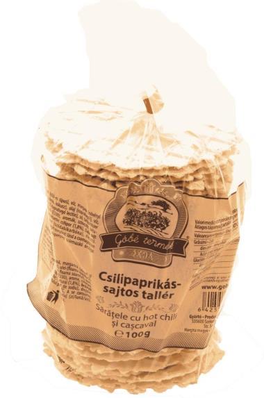 Góbé Csilipaprikás-sajtos tallér 100 G