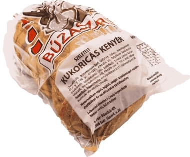 Kukoricapelyhes házikenyér 0,5 kg szeletelt