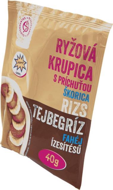 Rizs tejbegríz-fahéj 40g  Gluténmentes