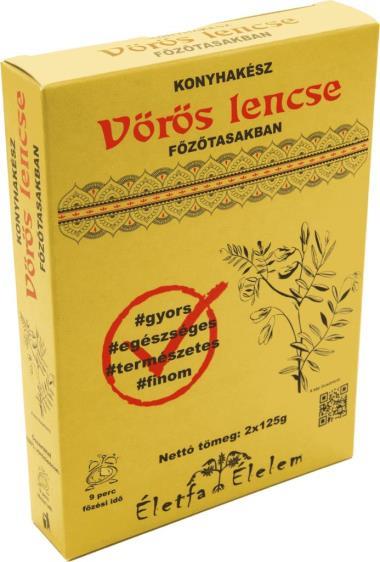 Életfa Vöröslencse 2*125g