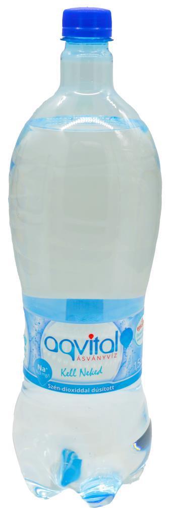 Aqvital természetes ásványvíz, szénsavas, 1,5 L