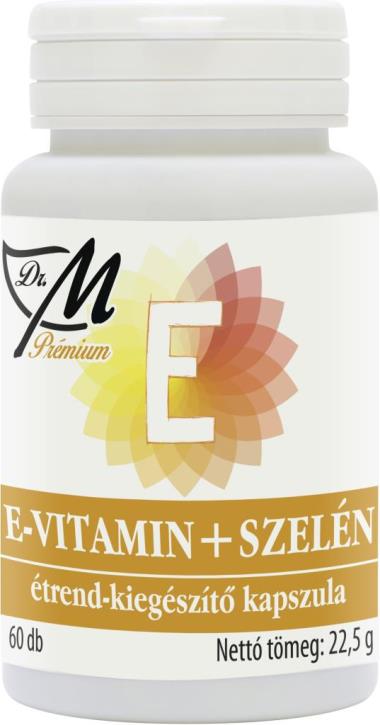 Dr. M Prémium E-vitamin+Szelén kapszula 60x