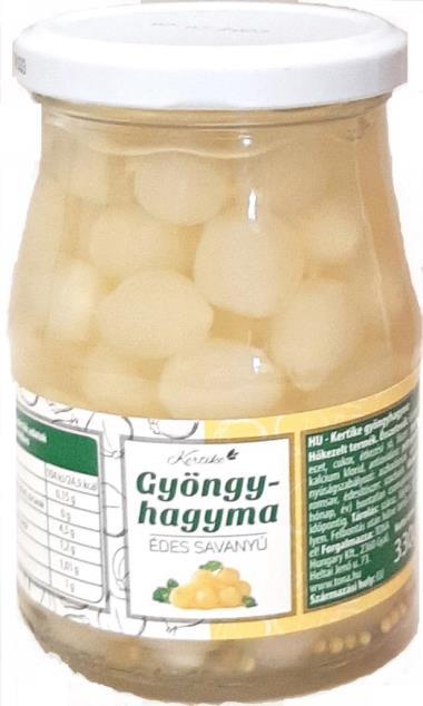 Kertike gyöngyhagyma  370ml 330g/190g