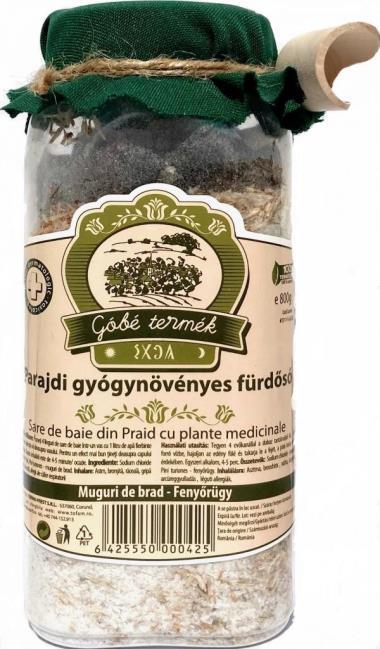 Góbé Parajdi fenyőrügyes fürdősó 800 G