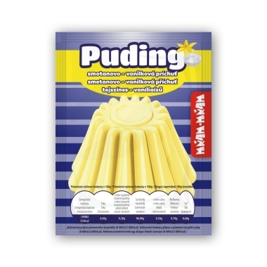 Tejszínes-vaníliaízű pudingpor 37g