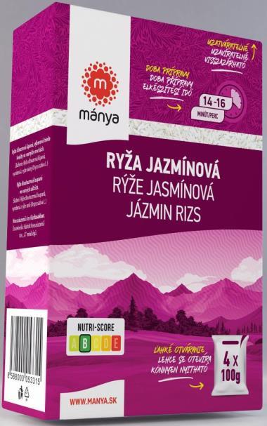 Jázmin rizs főzőtasakban 4*100 g