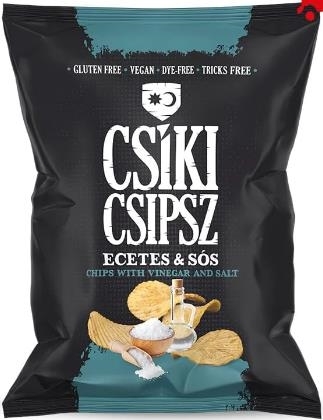 Csíki Csipsz Prémium 50g Ecet és Só